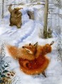 Märchen Jagd Fuchs Lustiges Haustier tragen